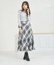 画像をギャラリービューアに読み込む, WEB限定 配色袖スリットリブニット/MM558305