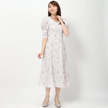 画像をギャラリービューアに読み込む, ラインフラワーワンピース【期間限定】7/30(日)23:59まで (ピンク)