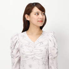 画像をギャラリービューアに読み込む, ラインフラワーワンピース【期間限定】7/30(日)23:59まで