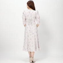 画像をギャラリービューアに読み込む, ラインフラワーワンピース【期間限定】7/30(日)23:59まで