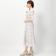 画像をギャラリービューアに読み込む, ラインフラワーワンピース【期間限定】7/30(日)23:59まで