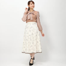 画像をギャラリービューアに読み込む, ラインフラワースカート【期間限定】7/30(日)23:59まで