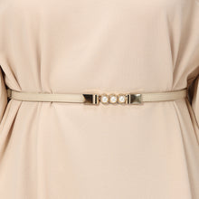 画像をギャラリービューアに読み込む, ベルト付きパフスリーブワンピース