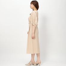 画像をギャラリービューアに読み込む, ベルト付きパフスリーブワンピース