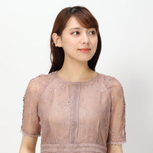 画像をギャラリービューアに読み込む, レースギャザーディテールワンピース