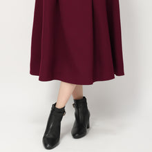 画像をギャラリービューアに読み込む, ウールライクツイルサイドベルトスカート