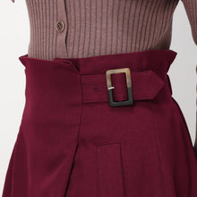 画像をギャラリービューアに読み込む, ウールライクツイルサイドベルトスカート