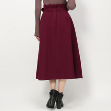 画像をギャラリービューアに読み込む, ウールライクツイルサイドベルトスカート