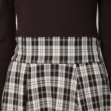 画像をギャラリービューアに読み込む, チェックレースアップドッキングワンピース