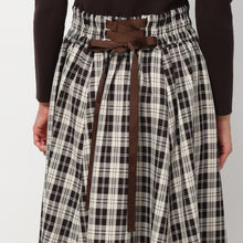 画像をギャラリービューアに読み込む, チェックレースアップドッキングワンピース