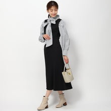 画像をギャラリービューアに読み込む, ウールライクマーメイドジャンスカ (ブラック)