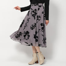 画像をギャラリービューアに読み込む, フロッキーフラワースカート (モカ)