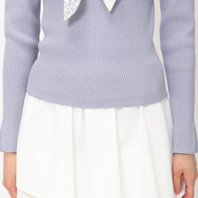 画像をギャラリービューアに読み込む, 【予約販売】ボウタイビスチェ切替ニット/MM418306