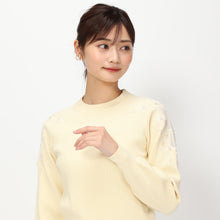 画像をギャラリービューアに読み込む, 【予約商品】ショルダー刺繍ニット/MM418304