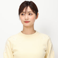 画像をギャラリービューアに読み込む, 【予約商品】ショルダー刺繍ニット/MM418304