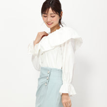 画像をギャラリービューアに読み込む, 【予約商品】バルーンオフショルダーブラウス/MM418118 (ホワイト)