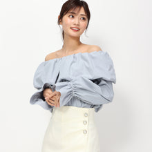 画像をギャラリービューアに読み込む, 【予約商品】バルーンオフショルダーブラウス/MM418118