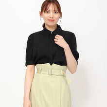 画像をギャラリービューアに読み込む, 襟刺繍ブラウス/MM418123 (ブラック)