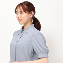 画像をギャラリービューアに読み込む, 襟刺繍ブラウス/MM418123