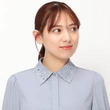 画像をギャラリービューアに読み込む, 襟刺繍ブラウス/MM418123