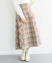 画像をギャラリービューアに読み込む, ロービングチェックAラインスカート/MM447212
