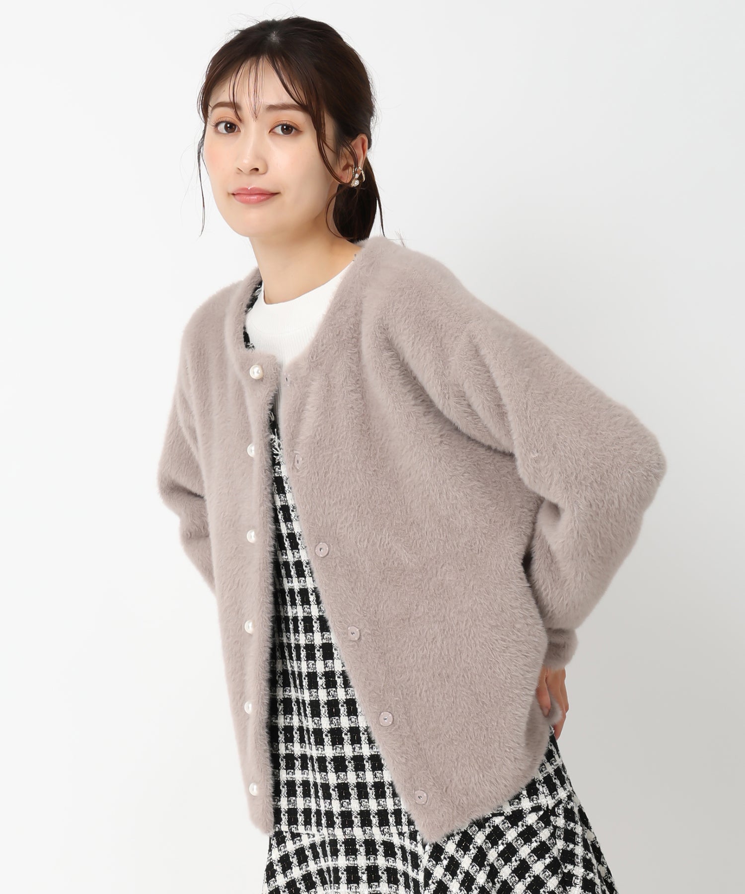 パール釦シャギーコーディガン/MM448501 – MISCH MASCH|31 Sons de mode