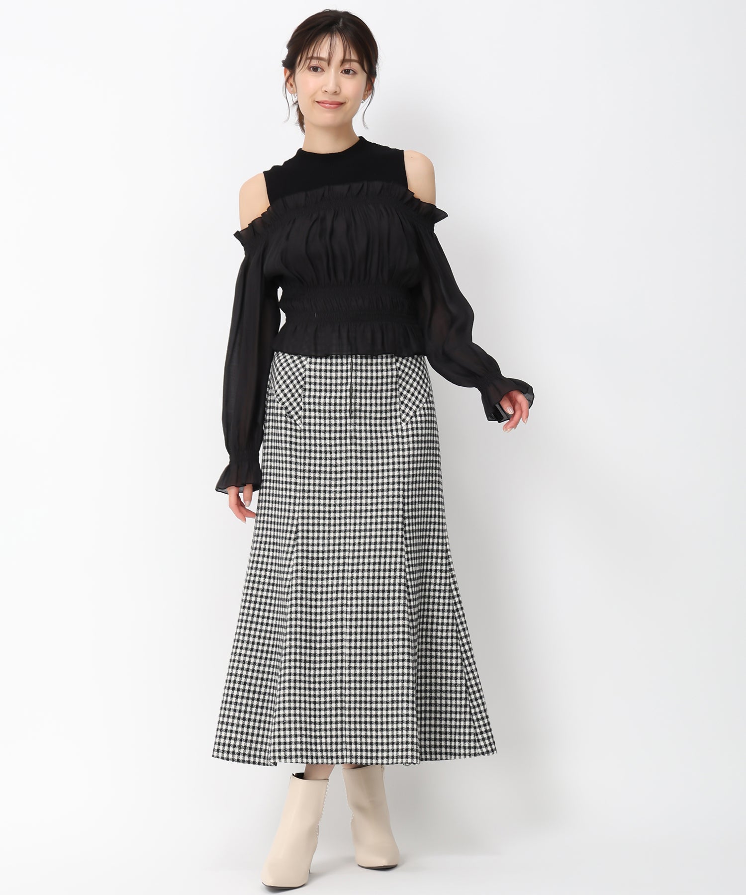 パイピングマーメイドスカート/MM447208 – MISCH MASCH|31 Sons de mode