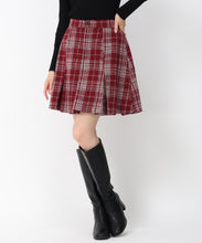画像をギャラリービューアに読み込む, ボックスタックミニスカート/MM447209 (レッド)
