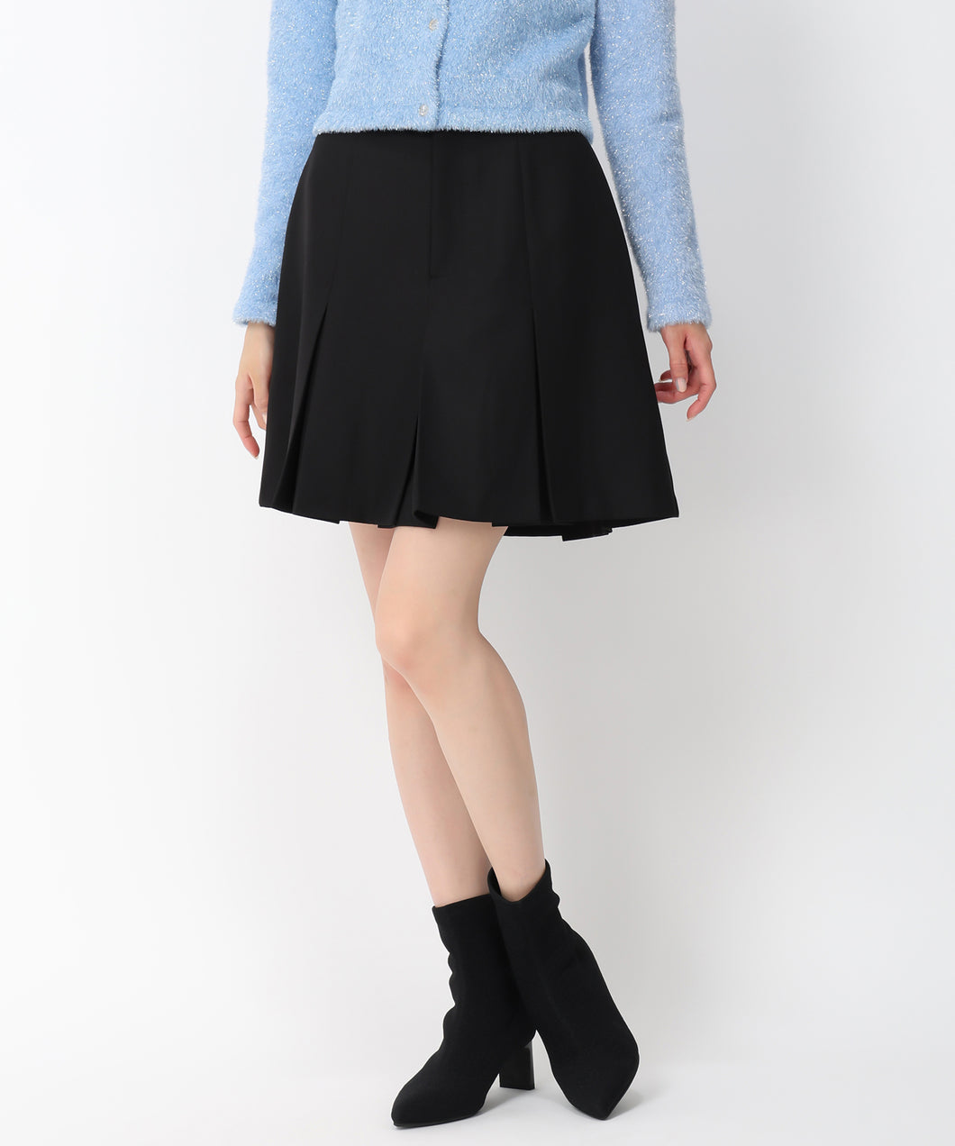 ボックスタックミニスカート/MM447209 (ブラック)