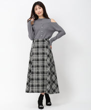 画像をギャラリービューアに読み込む, ロービングチェックAラインスカート/MM447212
