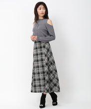 画像をギャラリービューアに読み込む, ロービングチェックAラインスカート/MM447212
