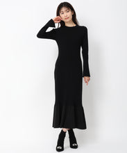 画像をギャラリービューアに読み込む, 【10月上旬発売予定/WEB先行予約販売】レース襟ロングニットワンピース/MM447408

