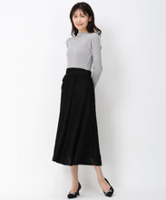 画像をギャラリービューアに読み込む, フェザースカートドッキングワンピ/MM447409 (ブラック)
