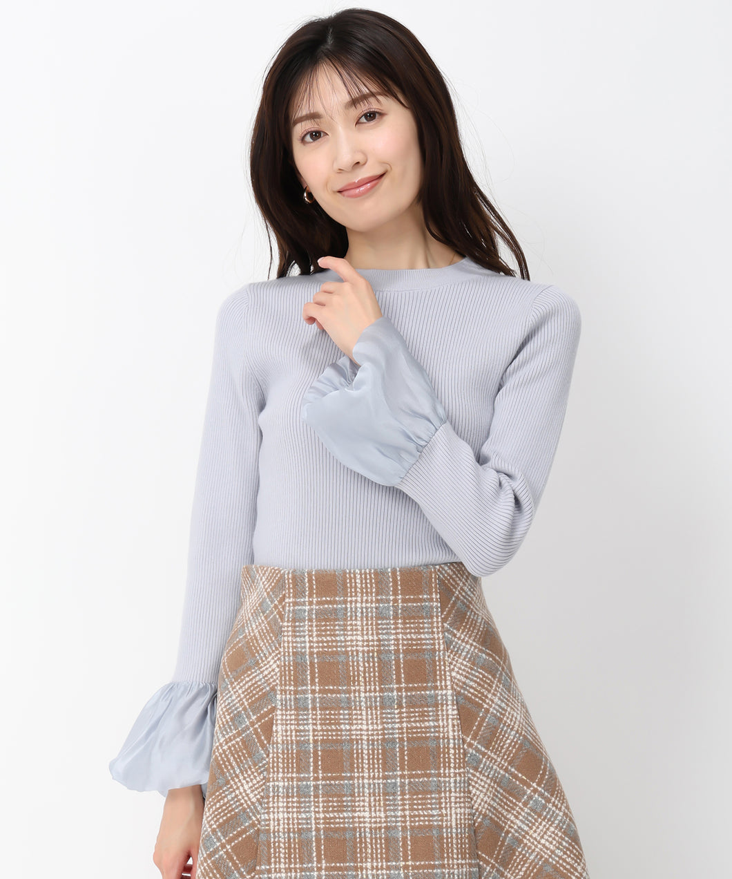 【10月上旬発売予定/WEB先行予約販売】ブライトバルーンスリーブニット/MM448311