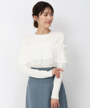 画像をギャラリービューアに読み込む, 【10月上旬発売予定/WEB先行予約販売】バリエーションラッフル2wayニット/MM448313
