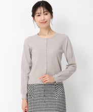 画像をギャラリービューアに読み込む, ベーシックビジュー釦カーディガン/MM448406
