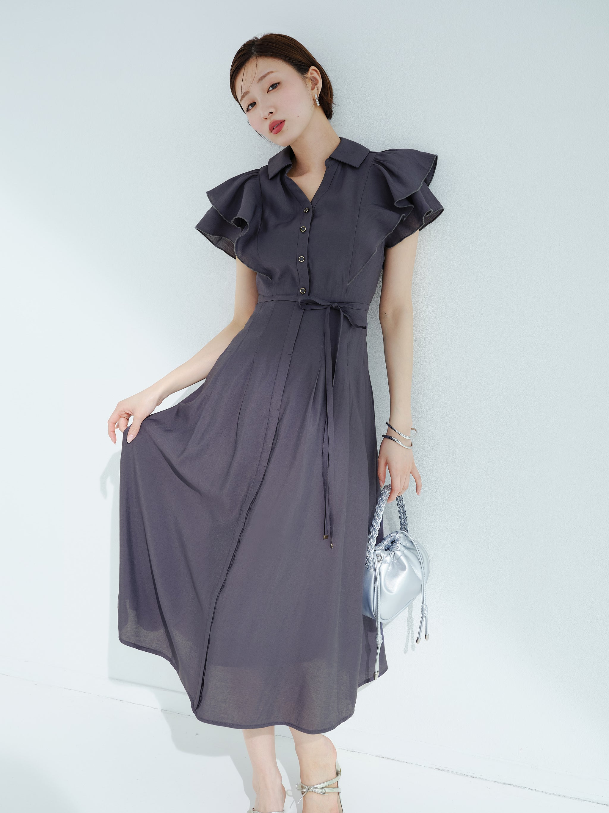 ダブルフリルシャツワンピース/MM527406 – MISCH MASCH|31 Sons