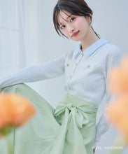 画像をギャラリービューアに読み込む, ダブル衿ケーブルカーディガン/MM618401
