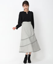 画像をギャラリービューアに読み込む, フリンジAラインスカートMM447218
