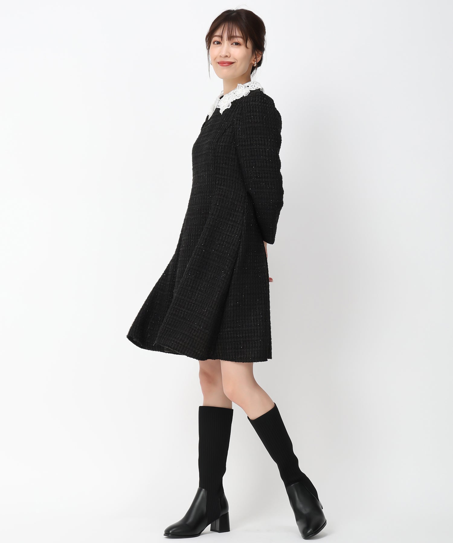 M me eme メゾンツイードミニワンピース カチューシャ付き 最終値下げ‼️ ONE PIECE – M me eme