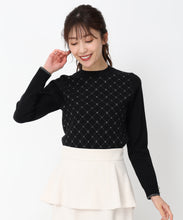 画像をギャラリービューアに読み込む, ラメジャガードハイネックニット/MM448315
