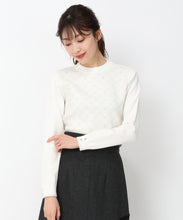 画像をギャラリービューアに読み込む, ラメジャガードハイネックニット/MM448315
