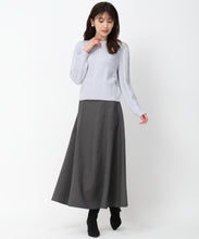 画像をギャラリービューアに読み込む, ラメフラッフィーチェック柄ハイネックニットMM448322
