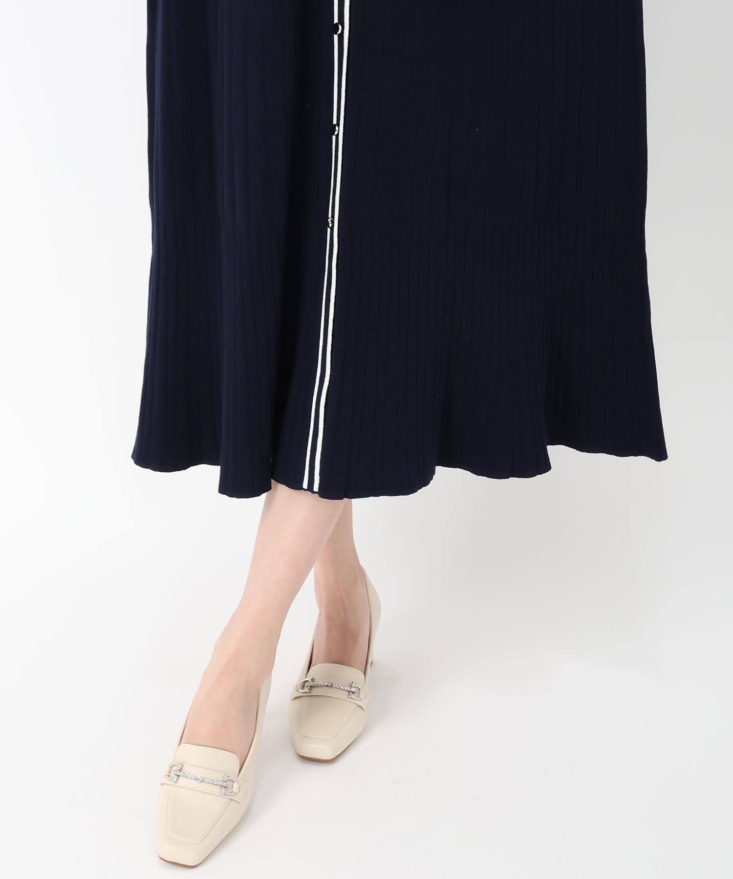 カフス袖Vネックニットワンピース/MM517413 – MISCH MASCH|31