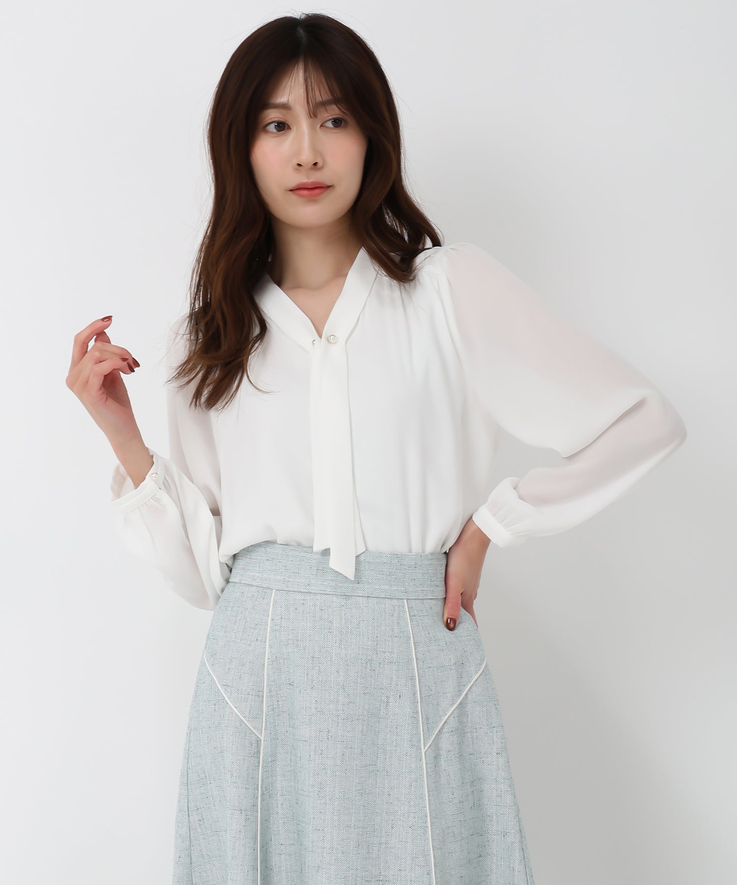 ブラウス 接触冷感】ギャザースキッパーブラウス LE SOUK HOLIDAY｜クロスプラス