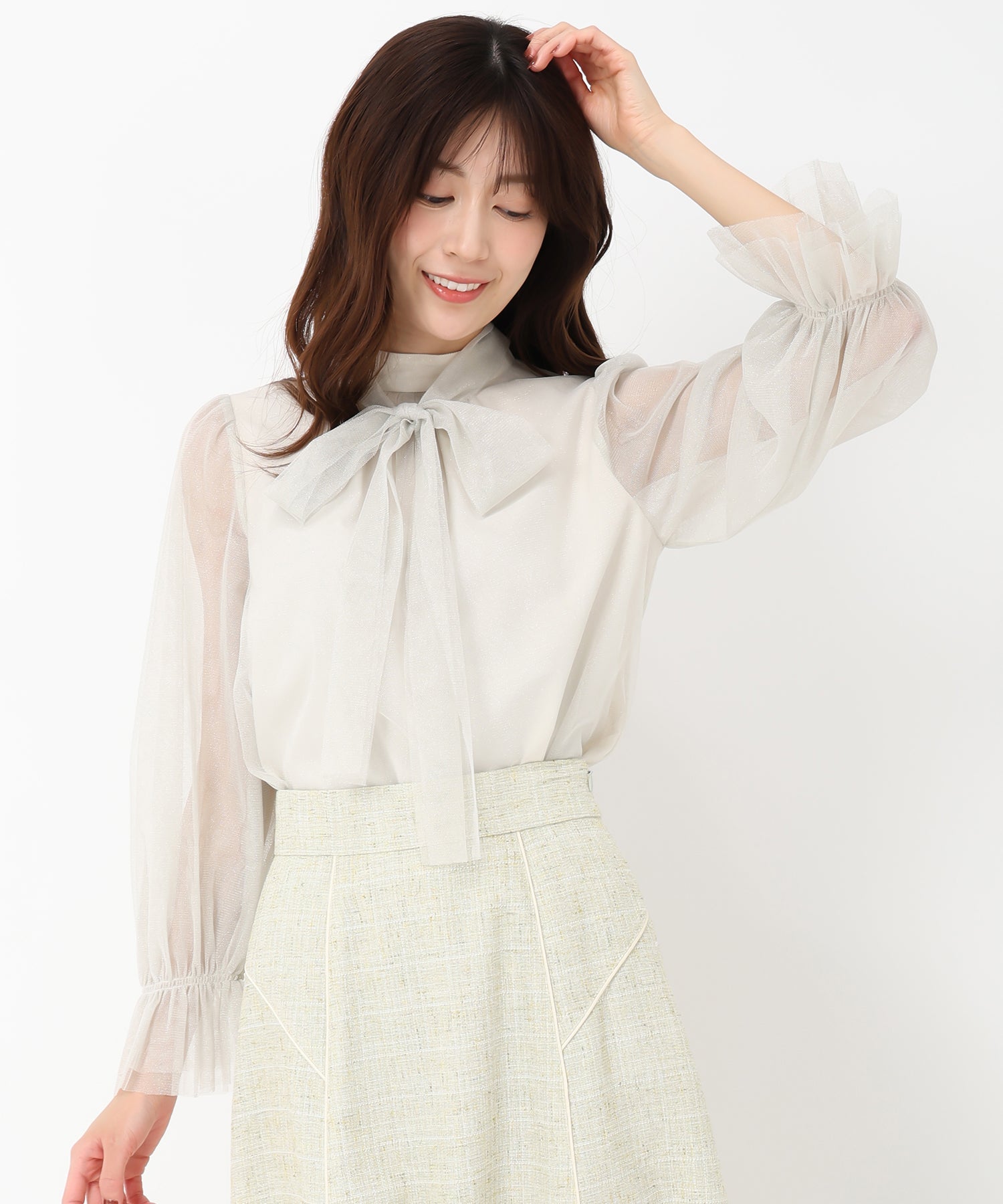 チュールボウタイブラウス/MM518104 – MISCH MASCH|31 Sons de mode