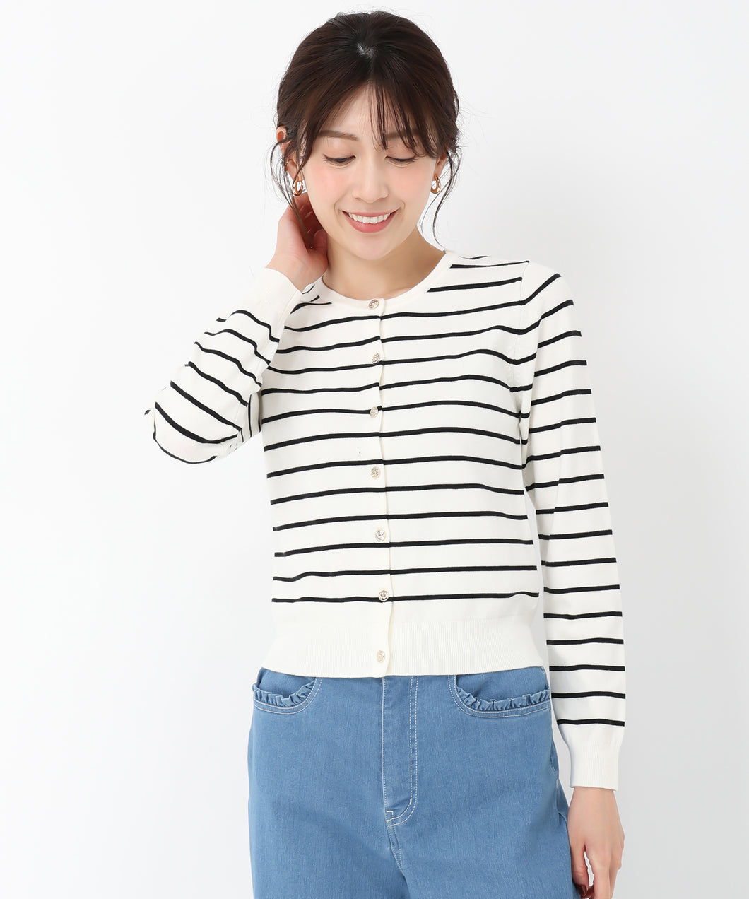 MISCH MASCH ベーシック金釦カーディガン ボーダー ベーシック金釦カーディガン/MM518406 – MISCH MASCH|31 Sons de mode