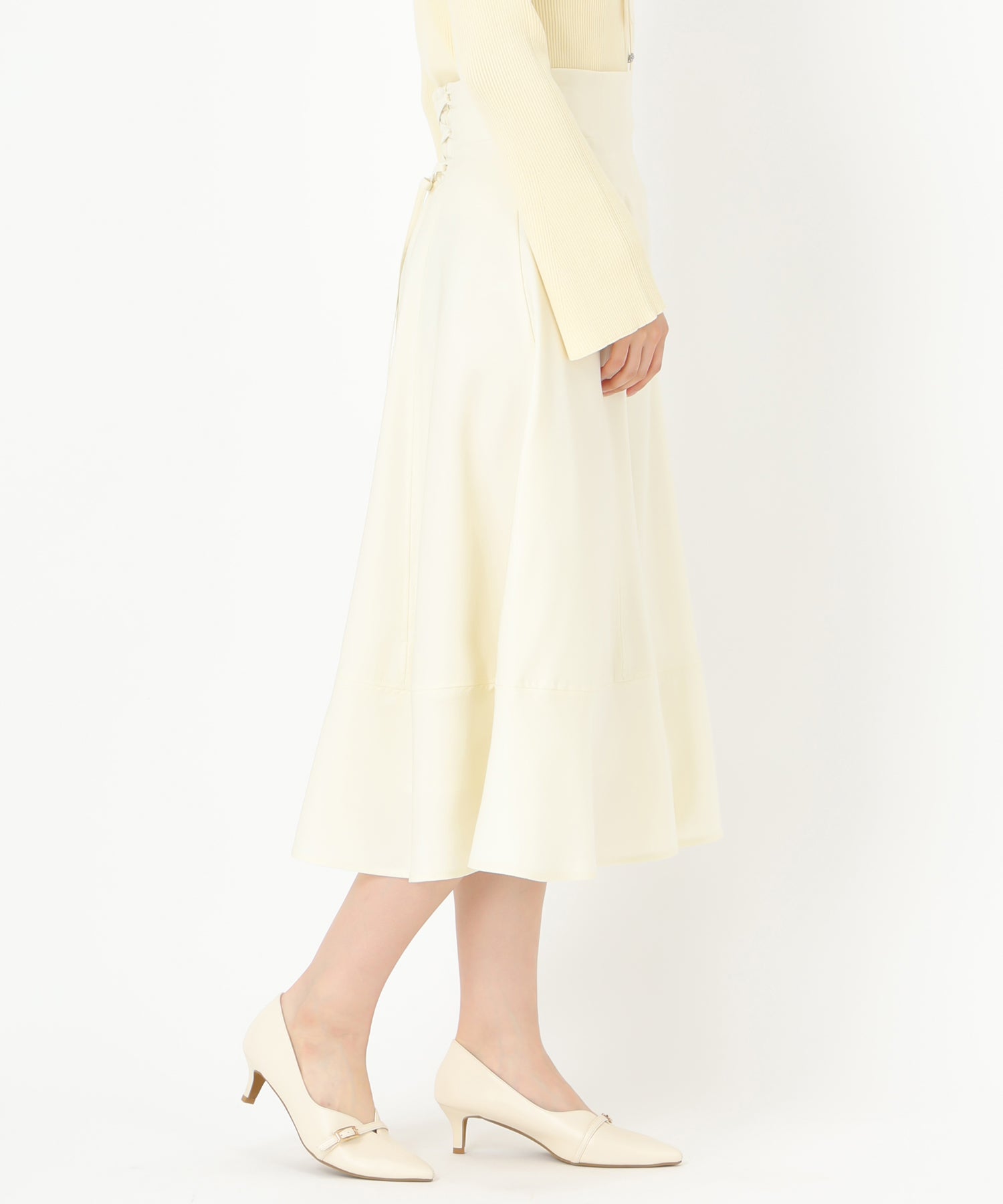MISCH MASCH バックレースアップポリデニムスカート バックレースアップポリデニムスカート/MM517213 – MISCH MASCH