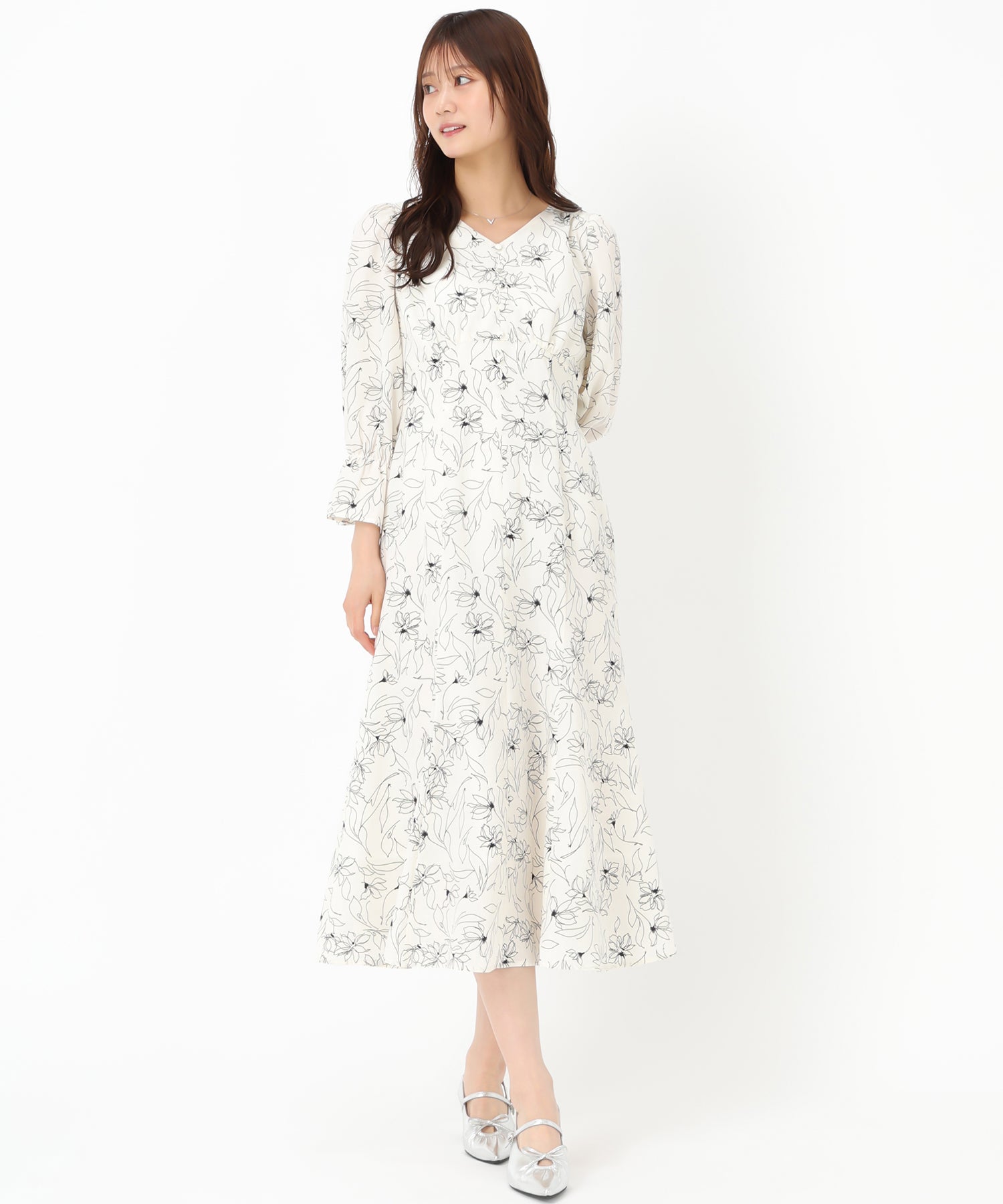 ラインフラワーワンピース/MM517414 – MISCH MASCH|31 Sons de mode ラインフラワーワンピース/MM517414 – MISCH MASCH|31 Sons de mode