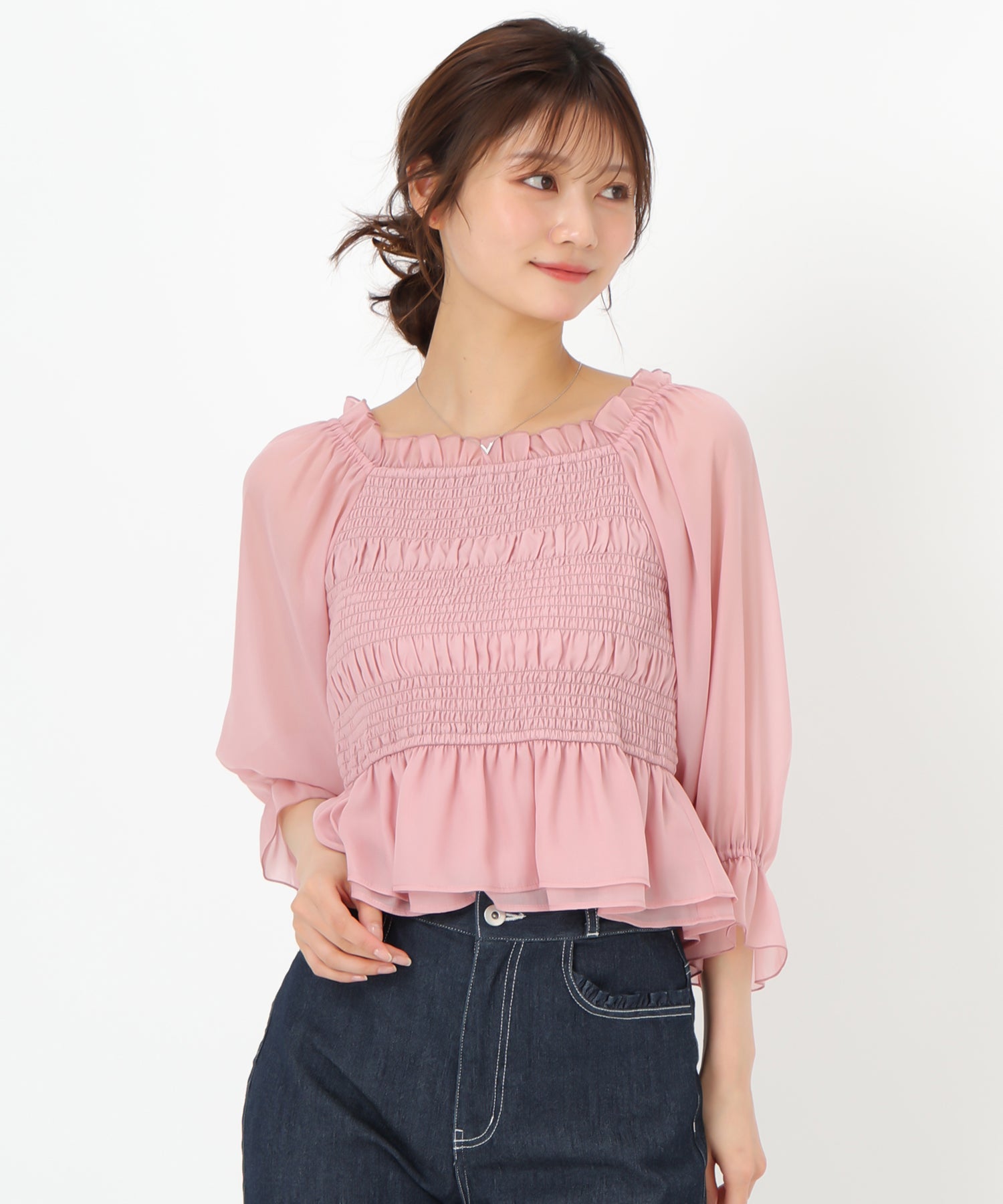パールシフォンシャーリングブラウス/MM518106 – MISCH MASCH|31 Sons 
